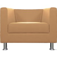 Интерьерное кресло Brioli Билли (экокожа, L4 кремовый)