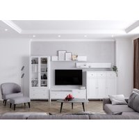 Шкаф-витрина Black Red White Helga REG2W2S (белый) в Витебске