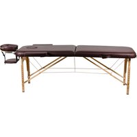 Массажный стол Atlas Sport складной деревянный 2-с 70 см (коричневый)