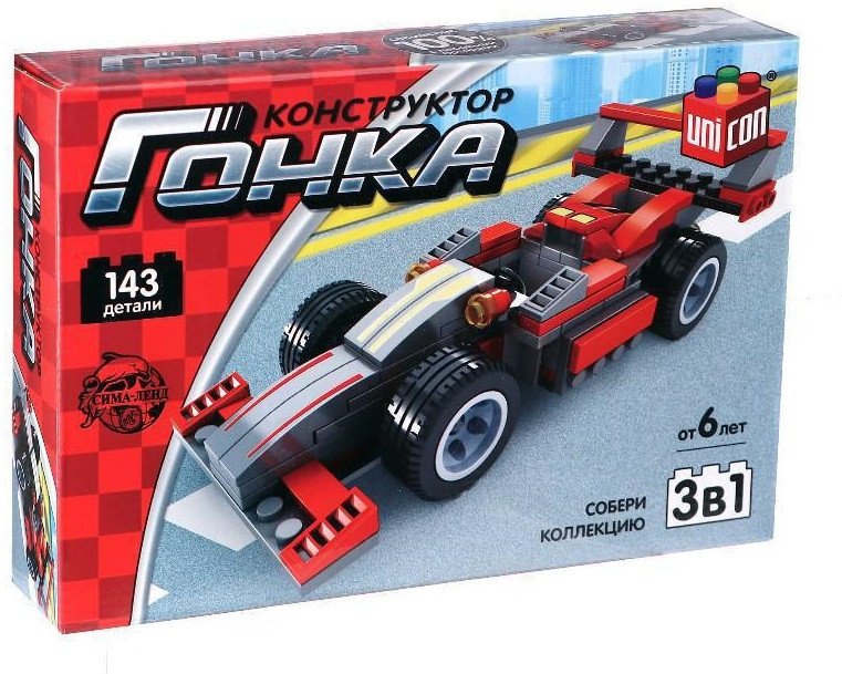 

Конструктор Unicon Гонка Супергонщик 5164179