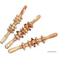 Массажер ручной ZEZ Sport Палка деревянный XN302-1