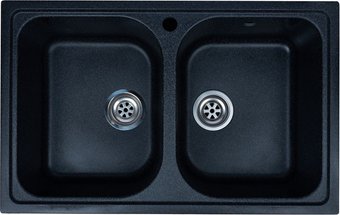 Кухонная мойка Granrus GR-785 W (черный)