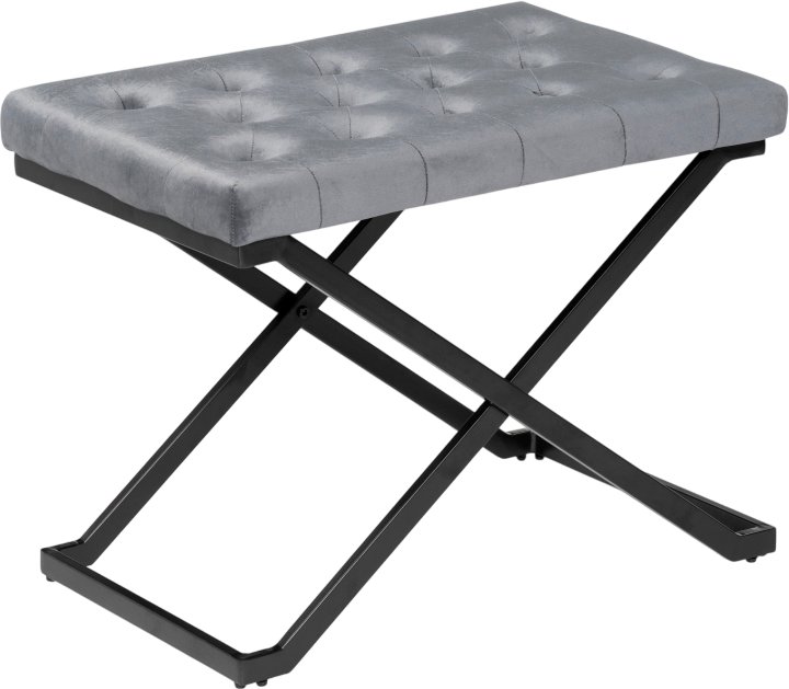 Табурет Woodville German 15542 (dark grey/black)