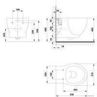 Унитаз подвесной Gala Klea 33172