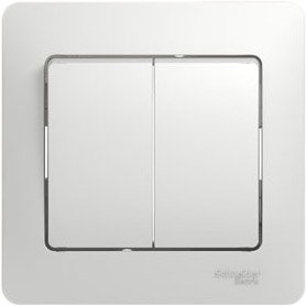 Выключатель Schneider Electric Glossa GSL000152 (белый)