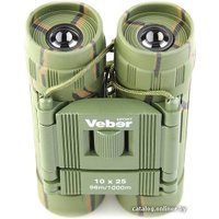 Бинокль Veber БН 10x25 Sport камуфляж