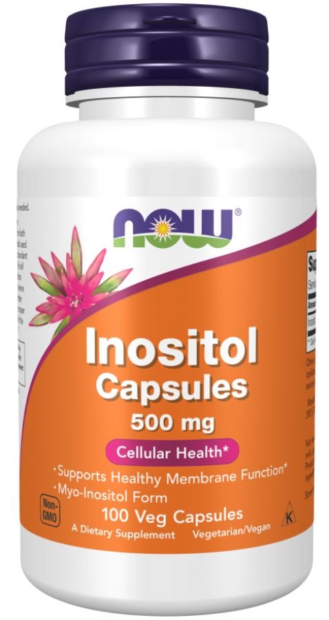 

Витамины, минералы Now Foods Inositol 500 мг (100 вег. капсул)