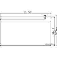 Аккумулятор для ИБП WBR HR1234W