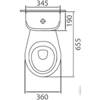 Унитаз напольный Colombo Вектор Плюс S16992500