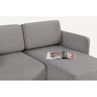 Угловой диван Divan Нордика мини Velvet Smoke 264426 (серый)