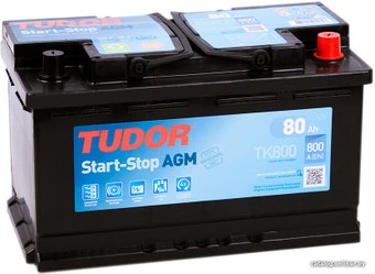 Автомобильный аккумулятор Tudor Start-Stop AGM TK800 (80 А·ч)