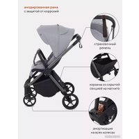Коляска прогулочная «книга» Rant Golf RA101 (classic grey)