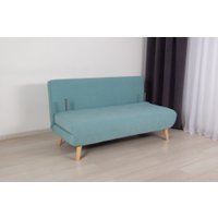 Диван DiArt Элли 1400 (велюр Selfie aquamarine/ножки светлые)