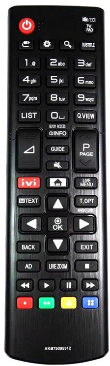 

Пульт ДУ Huayu AKB75095312 для TV LG