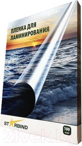 

Расходные материалы для ламинаторов и брошюровщиков Starbind 154x216 150мкм PL154216G150 (глянец)