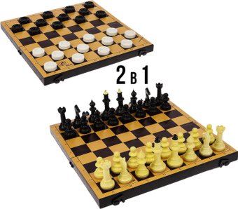 Шахматы/шашки Sima-Land Семейная 3091529