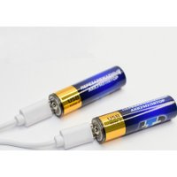 Аккумулятор ETP АА 1.5V + кабель Type-C ETP 1650 mAh 2 шт.