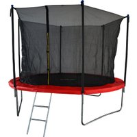Батут GoUP Elite 10FT (с сеткой и лестницей, красный)
