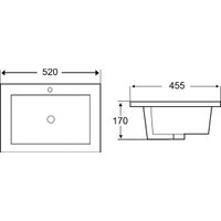 Умывальник Roxen Rumi 570250