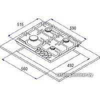 Варочная панель Weissgauff HGG 641 REB