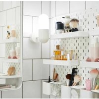 Органайзер для хранения Swed House с перфорированной доской 64.02.5692 (белый)