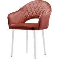 Стул Памир София F62 Поворотный (розовый/белая опора)