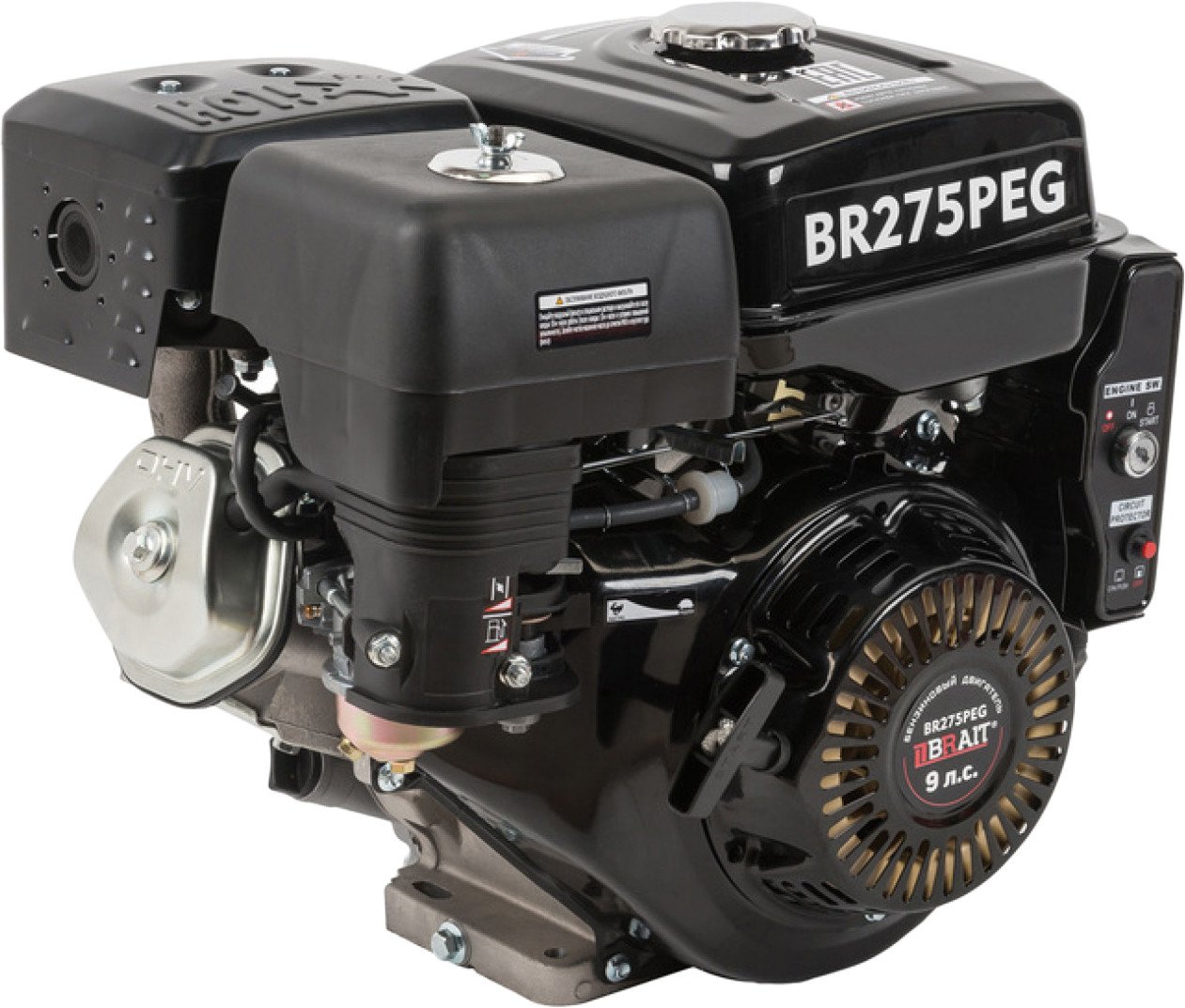 

Бензиновый двигатель Brait BR275PEG