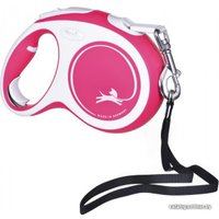 Поводок-рулетка Flexi New Comfort M Tape 5 м (красный)