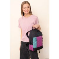 Городской рюкзак Grizzly RXL-327-3 (черный/бирюзовый)