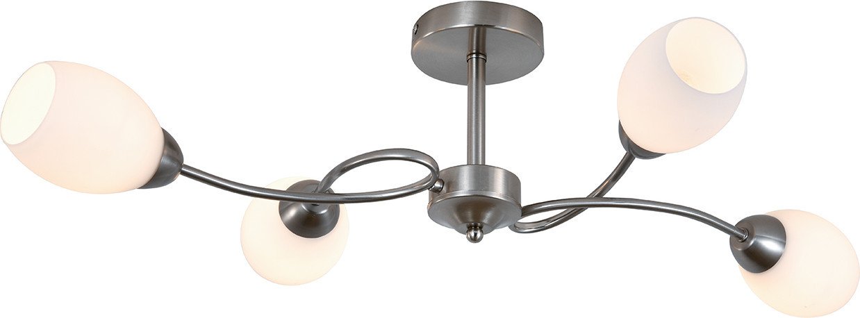 Люстра средней высоты Escada 150007/4R ES0000065 (Satin Nickel)