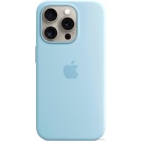 Чехол для телефона Apple MagSafe Silicone Case для iPhone 15 Pro (голубой)