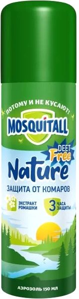 

Спрей от насекомых Mosquitall Nature от комаров (150 мл)