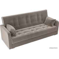 Диван Лига диванов Надежда 103075 (велюр, коричневый)