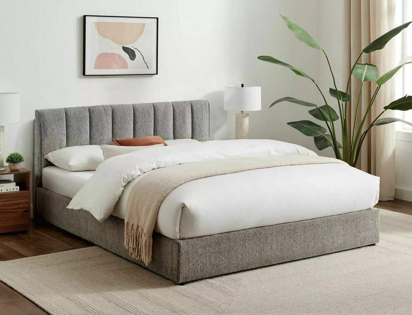 Кровать Signal Montreal Raven 07 140/200 (серый)