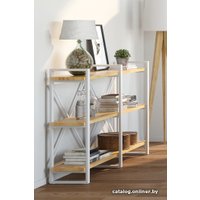 Стеллаж LoftyHome Лондейл Рант 160 (натуральный/белый)