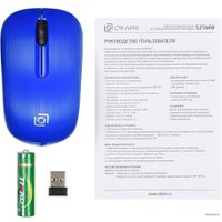Мышь Оклик 525MW (синий)