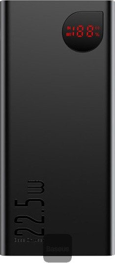 Внешний аккумулятор Baseus Adaman Metal Digital Display Quick charge 22.5W 20000mAh (черный)