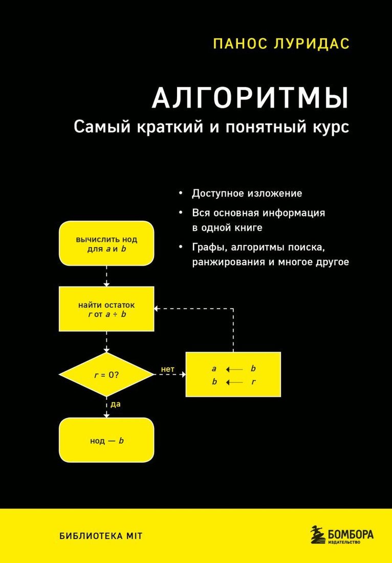 

Книга издательства Эксмо. Алгоритмы. Самый краткий и понятный курс (Луридас Панос)