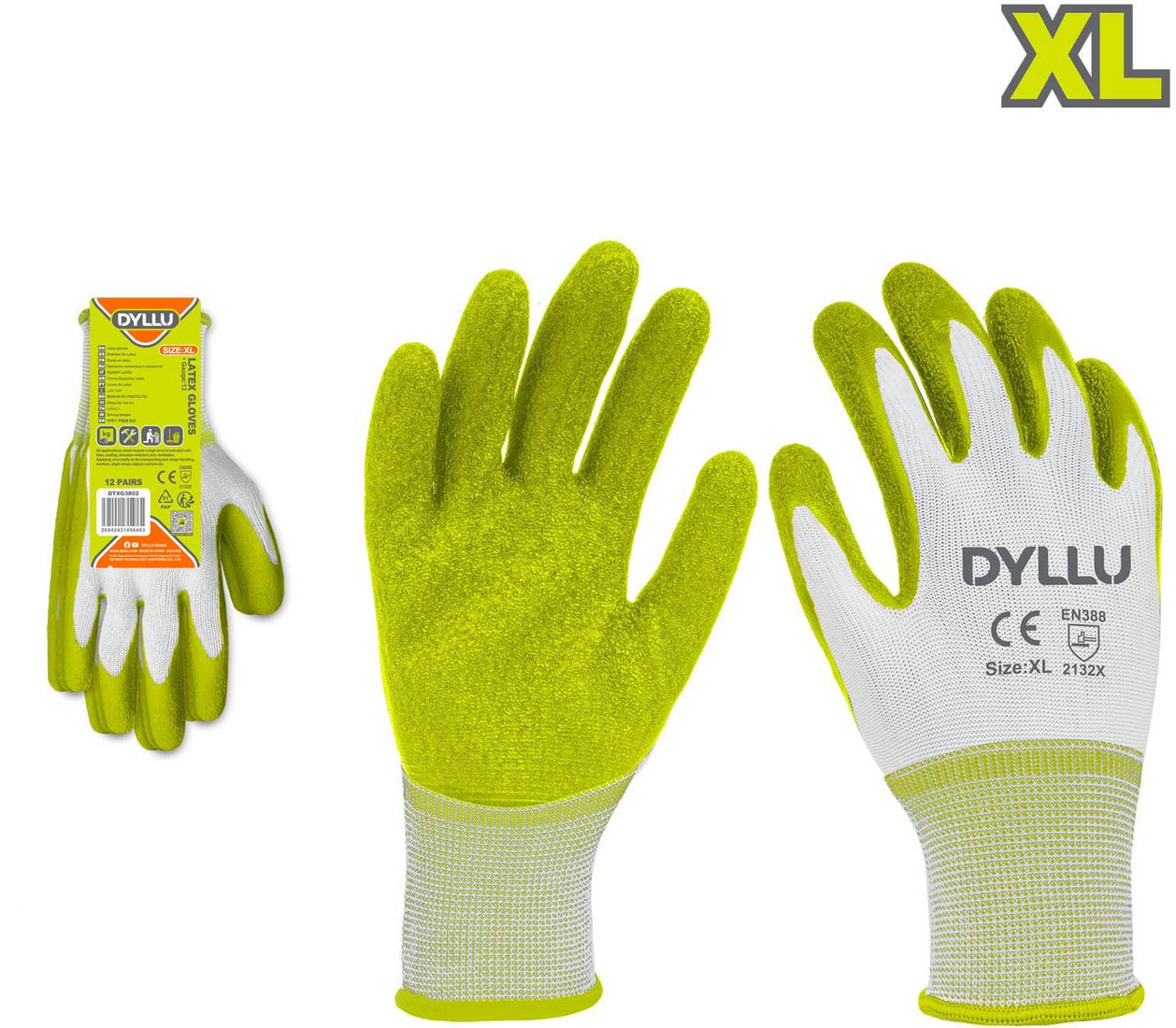 Латексные перчатки Dyllu DTXG3802