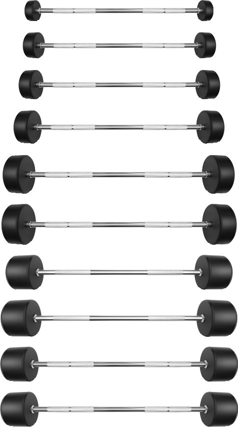 

Ряд из штанг Bronze Gym BG-PA-BB-S10-55 10x(10-55 кг)