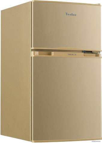 Холодильник Tesler RCT-100 (бежевый)