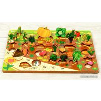 Мозаика/пазл Нескучные игры Овощи на грядке 3D 7907