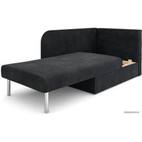 Тахта Мебель-АРС Алиса (велюр, черный НВ-178/17)