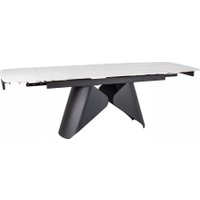 Кухонный стол Signal Armando 160-240/90 (белый/черный)