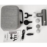 Перкуссионный массажер Miru BM-18 (8 насадок, серый) в Бресте