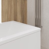 Ванна Lauter Oasis 190х90 21203090 (с ножками и лицевым черным экраном)