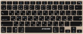 Клавиатура Jet.A SlimLine K2 BT (золотистый)