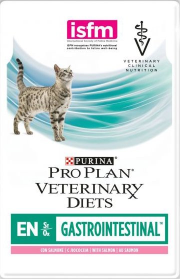

Пресервы Pro Plan Veterinary Diets EN ST/OX Gastrointestinal с лососем 85 г