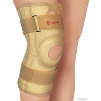 Ортез коленный Польза Со спиральными ребрами жесткости 0809 (р.3, бежевый)