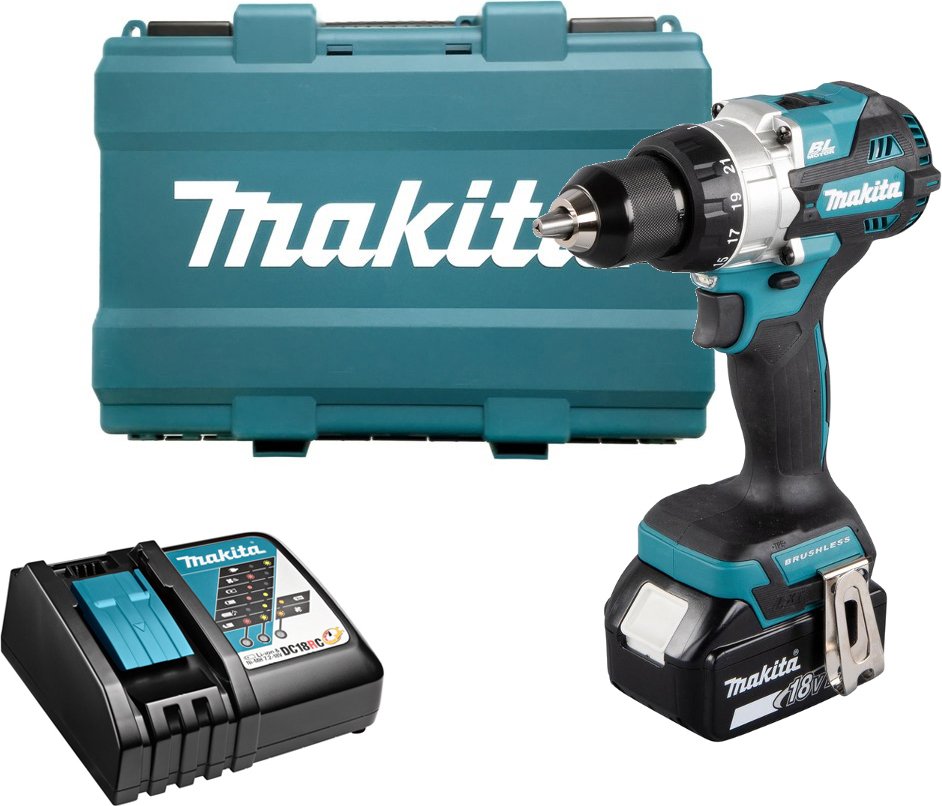 

Дрель-шуруповерт Makita DDF486RT (с 1-им АКБ, кейс)